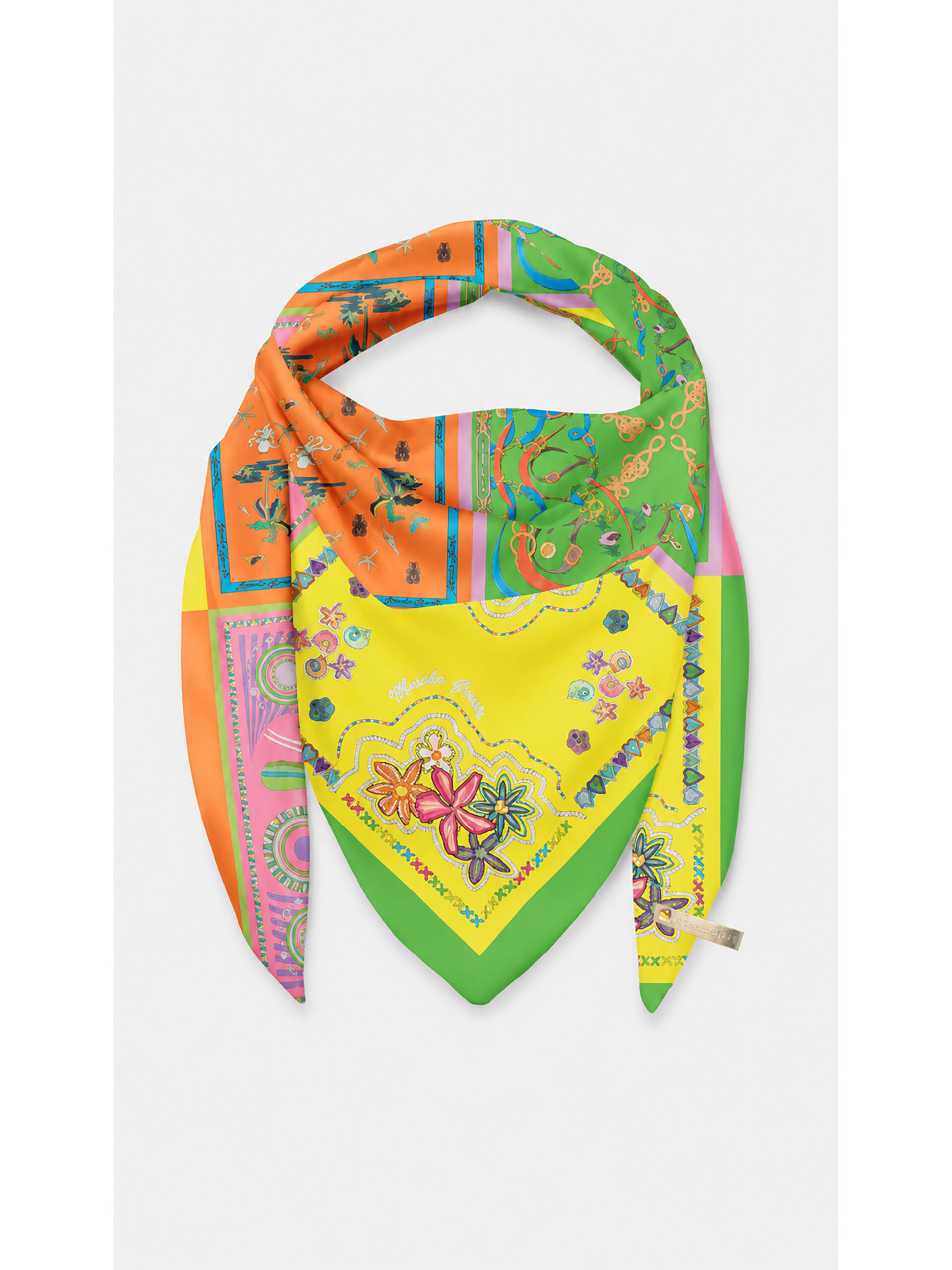 MUCHO GUSTO® Sjaal St. Tropez Riviera Patchwork
