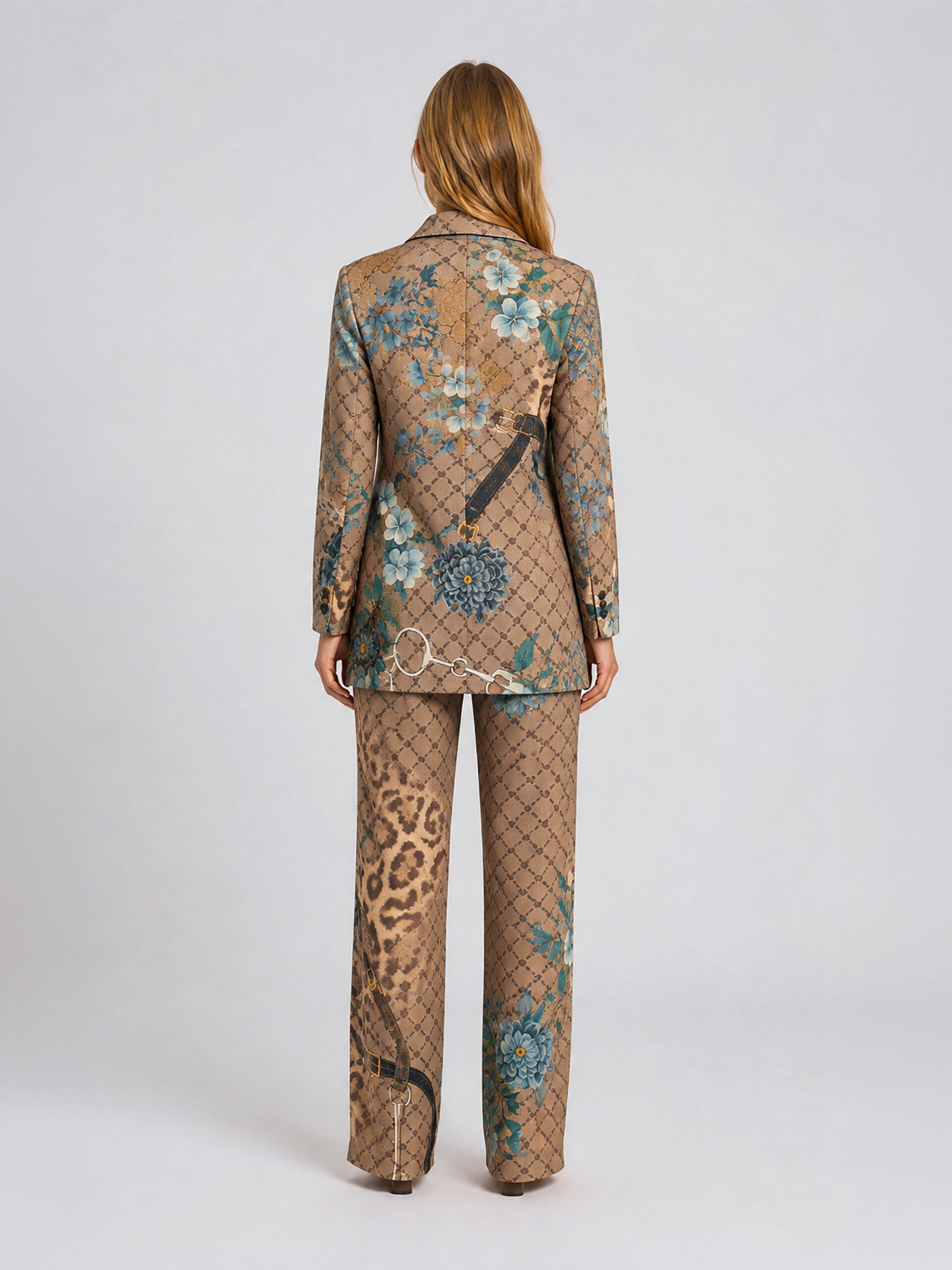 MUCHO GUSTO® Blazer Lesbos MG Leopard Blossom