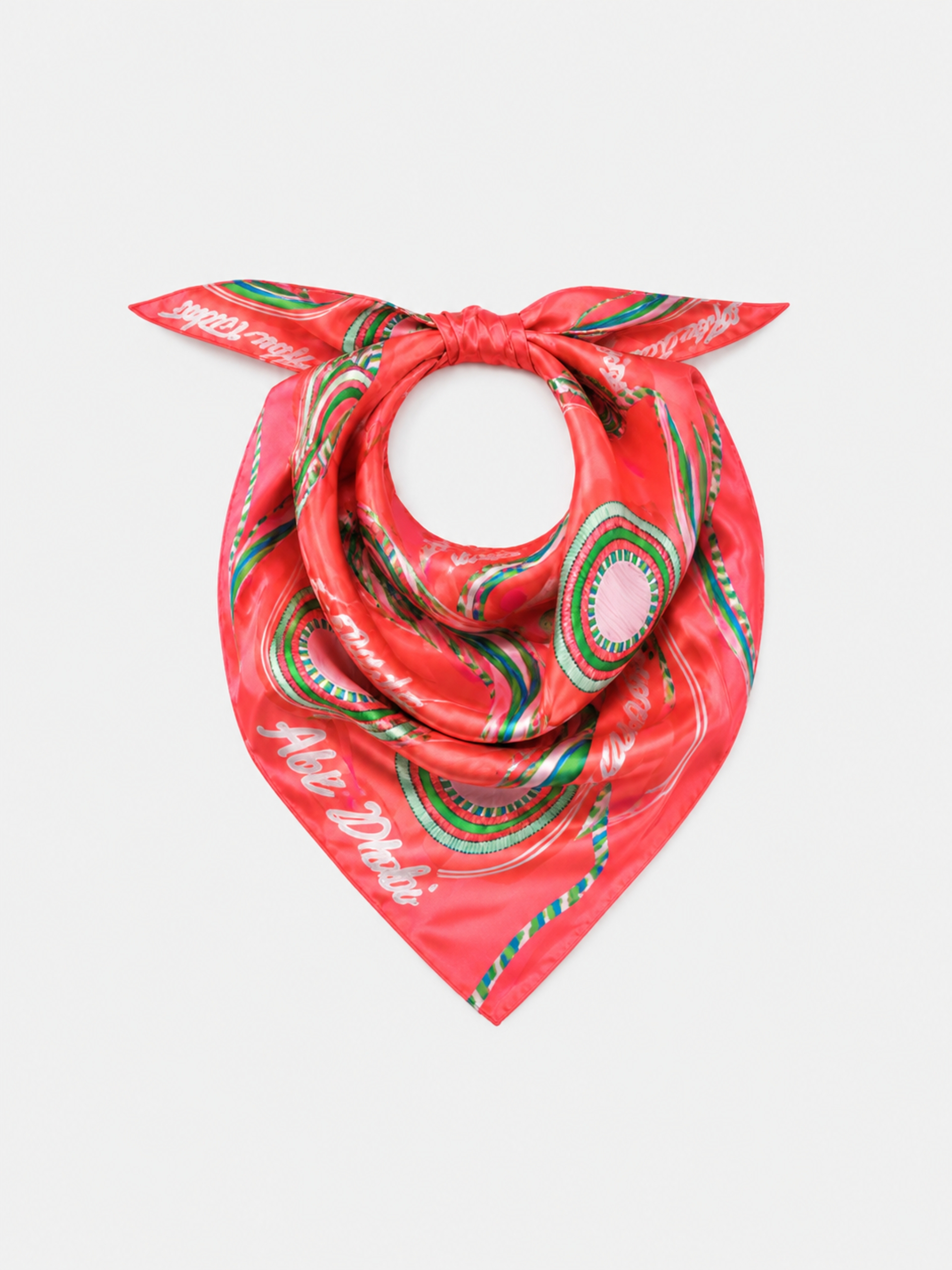 MUCHO GUSTO® Sjaal Abu Dhabi Koraal Ringen