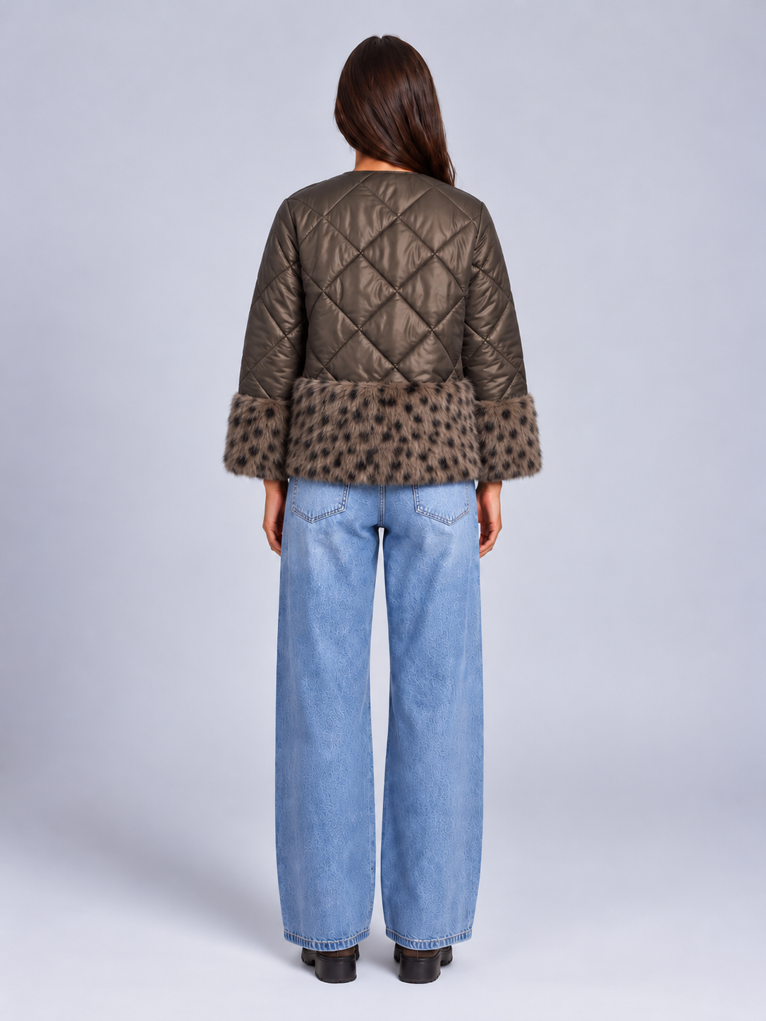 MUCHO GUSTO® Jacket Saint Moritz Cheetah Diamond Print