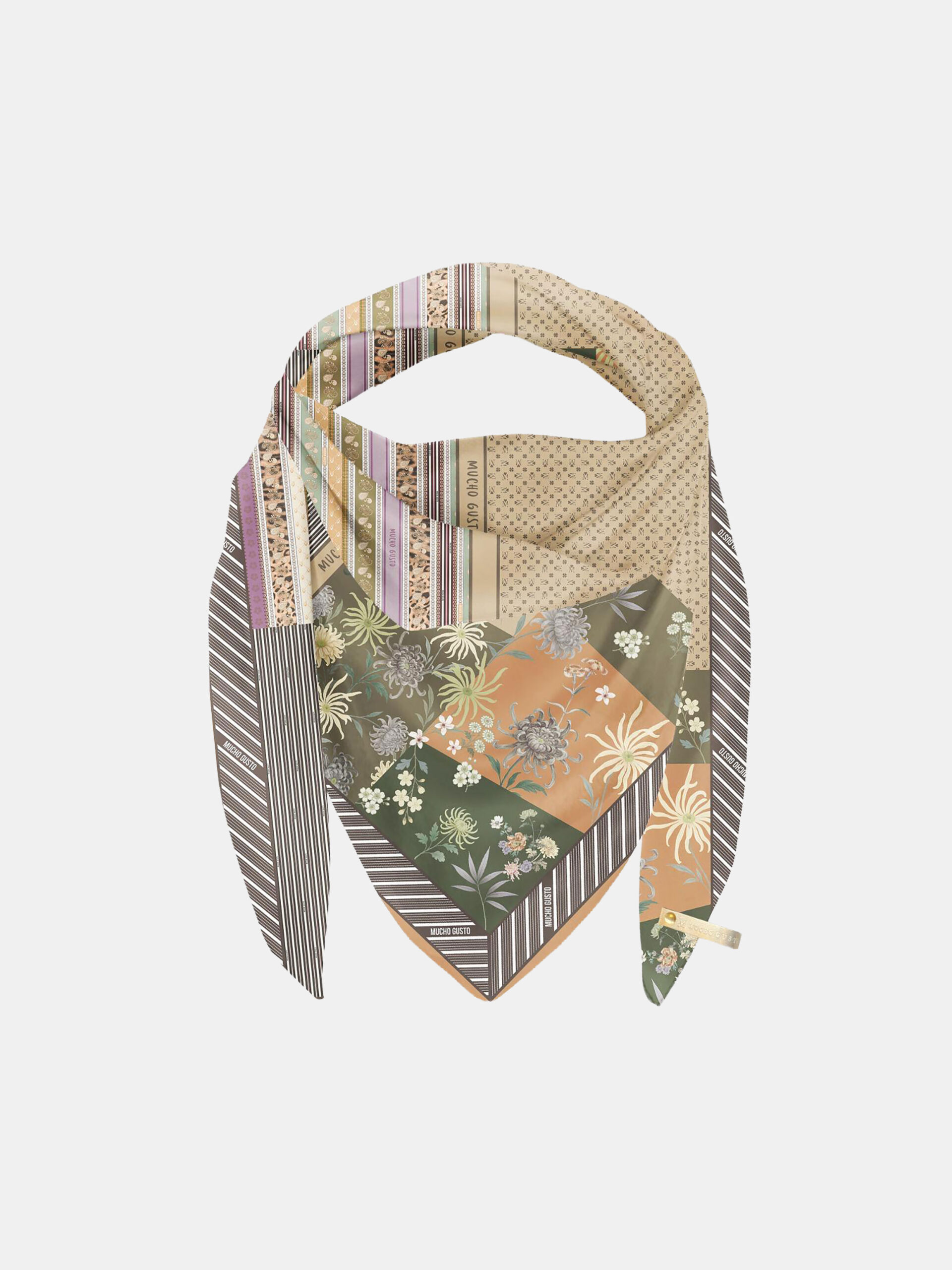 MUCHO GUSTO® Schal St. Tropez Goldene Olivenblüte