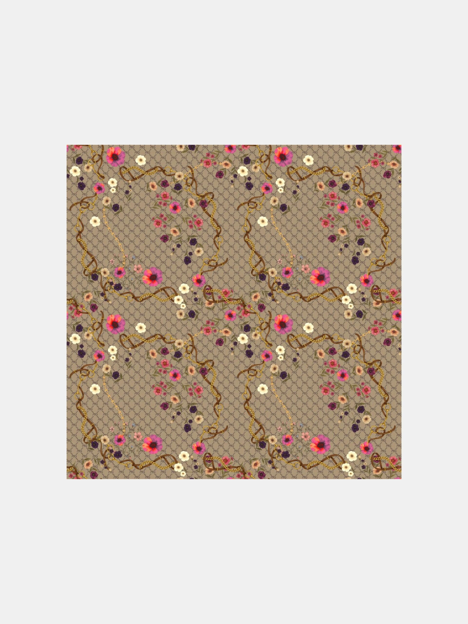 MUCHO GUSTO® Scarf Abu Dhabi MG Monogram Print