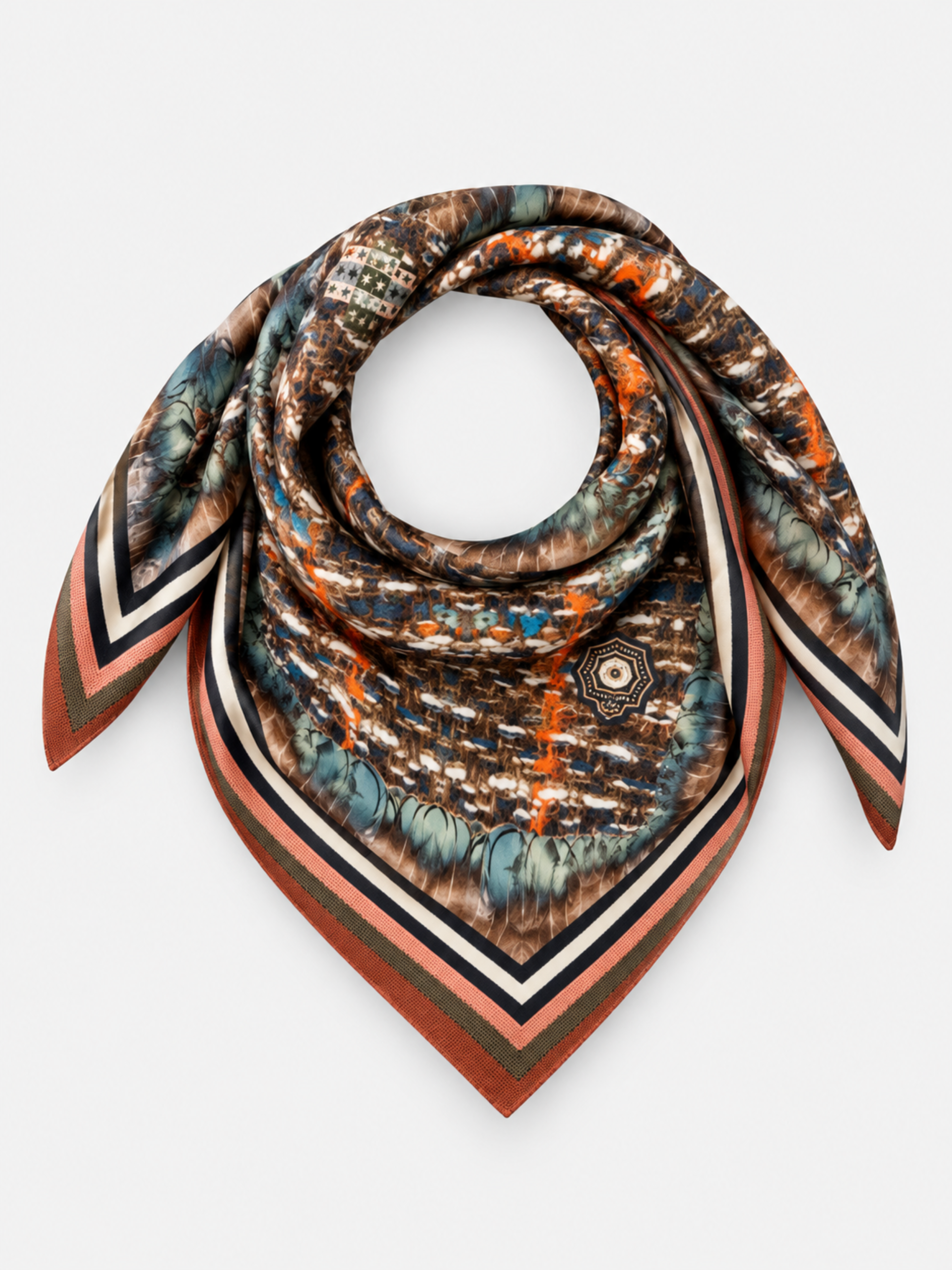 MUCHO GUSTO® Scarf Kiev Copper Elegance